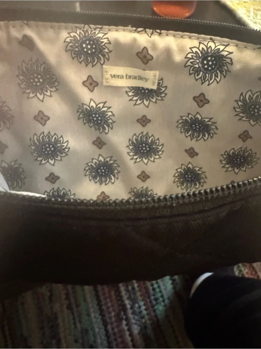 Vera Bradley compact quilted